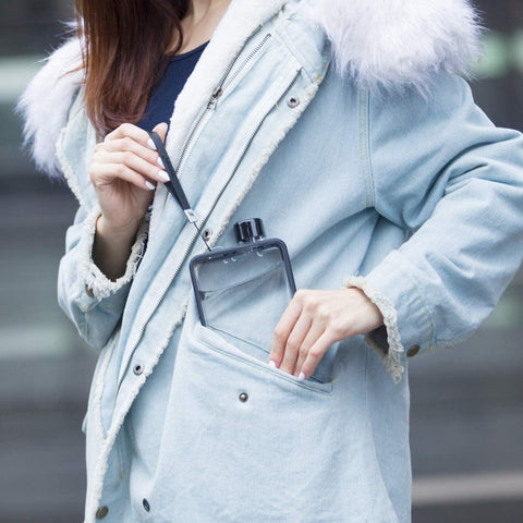 Flache Wasserflasche 380ml - TEABALLS OFFICIAL | TEABALLS Schweiz | Tee ohne Beutel 