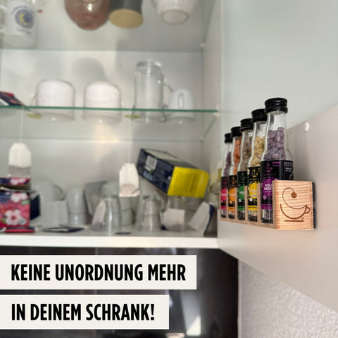  5er Magnetischer Teaball-Aufsteller aus Holz
###