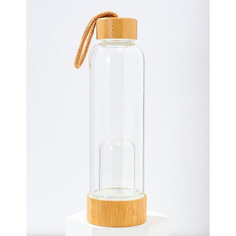 Kristallglas Elixier Wasserflasche - TEABALLS OFFICIAL | TEABALLS Schweiz | Tee ohne Beutel 