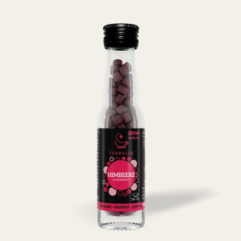 Refreshing raspberry flavored tea balls for a delightful iced tea experience