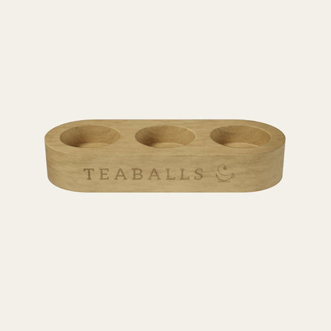 TEABALLS - Premium Holzaufsteller für 3 Glasflaschen, ideal für die stilvolle Präsentation von Getränken