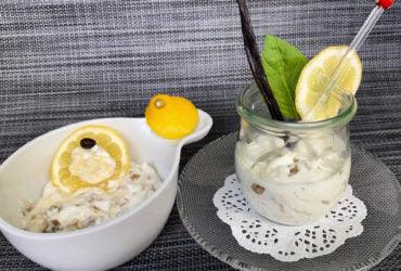 Teaballs Rezepte - Rhabarber-Minze-Quark