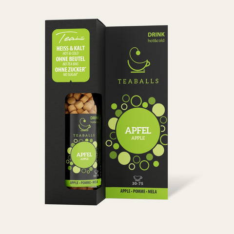  Delicious and natural apple tea compressed into easy-to-use tablets
