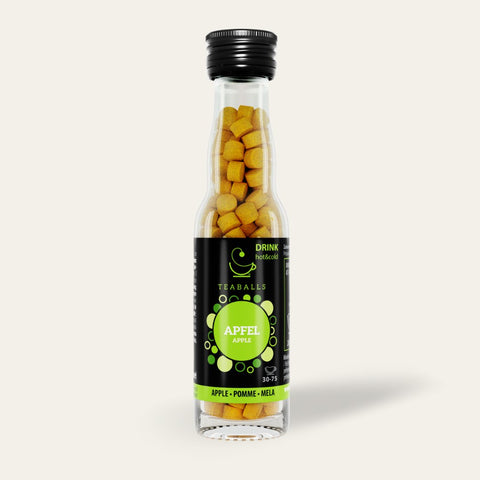  Organic apple tea in convenient tablet form for on-the-go 