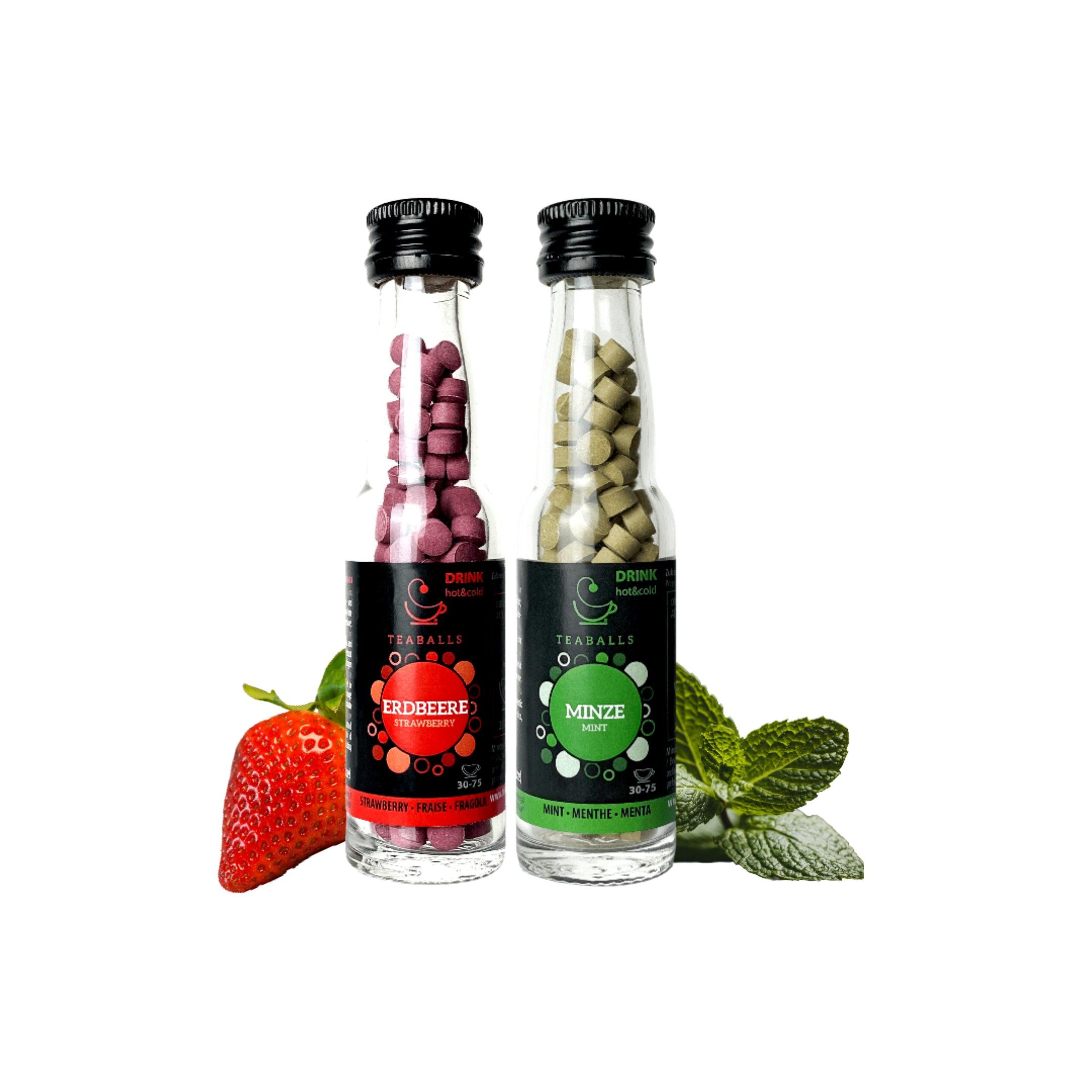 TEABALLS Erdbeere & Minze Sommer-Set