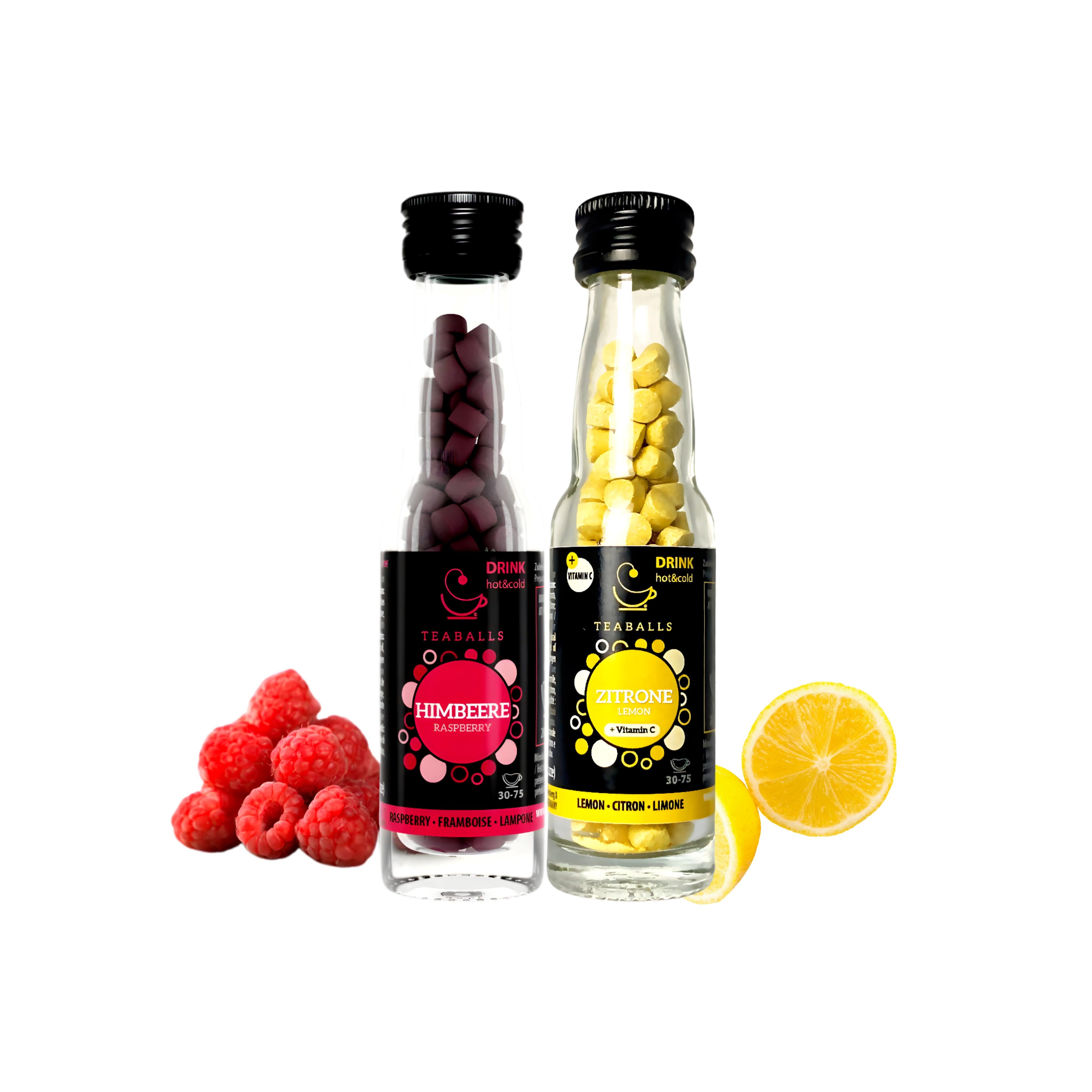 TEABALLS Eistee Duo Himbeere & Zitrone