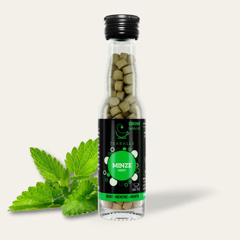 Minze TEABALLS - Erfrischendes Kaltgetränk mit Brause-Effekt