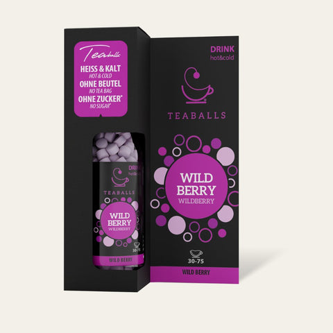  Enjoy the taste of summer with TEABALLS Wildberry fruit tea