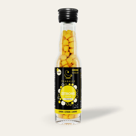  Natürliche Teekugeln in Zitronenform mit Vitamin C für erfrischenden Geschmack 