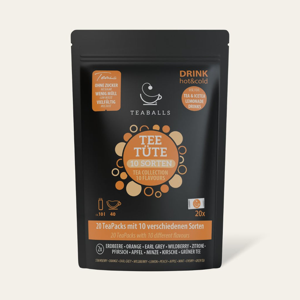 TEABALLS Black Selection Probiertüte | 10 Sorten
