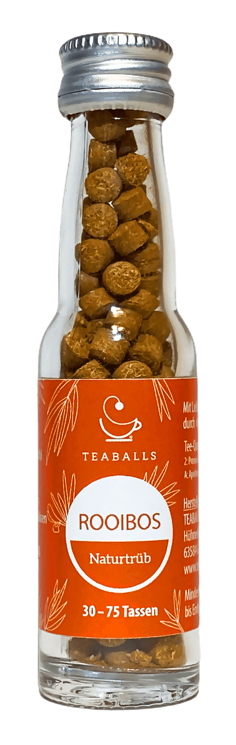 TEABALLS – Bio Rooibos | Naturtrüb | 30-75 Tassen - TEABALLS OFFICIAL | TEABALLS Schweiz | Tee ohne Beutel 