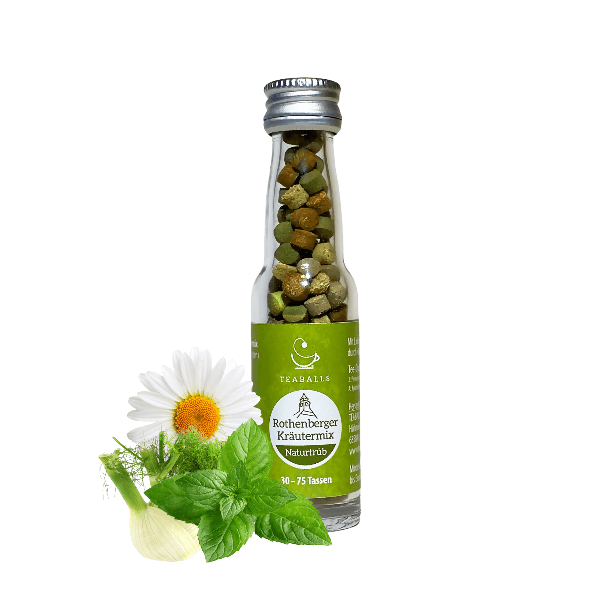TEABALLS Bio Kräutermix | Naturtrüb | 30-75 Tassen