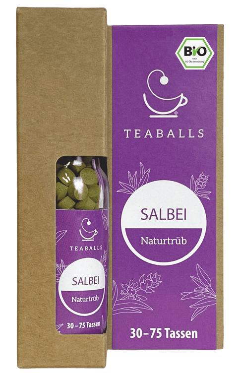 TEABALLS – Salbei | Naturtrüb | 30-75 Tassen - TEABALLS | TEABALLS Schweiz | Tee ohne Beutel 