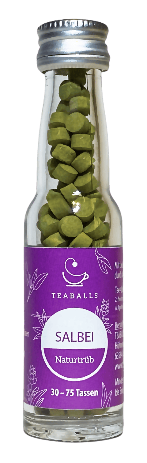 TEABALLS – Salbei | Naturtrüb | 30-75 Tassen - TEABALLS | TEABALLS Schweiz | Tee ohne Beutel 