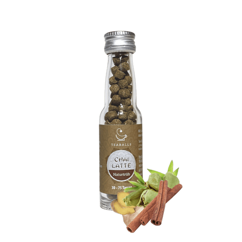 TEABALLS – Chai Latte Bio | Naturtrüb | 30-75 Tassen - TEABALLS OFFICIAL | TEABALLS Schweiz | Tee ohne Beutel 