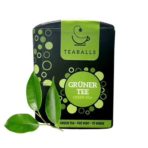 TEABALLS - Dosierspender Grüner Tee | BLACK SELECTION | 120 TEABALLS für 30-60 Tassen - TEABALLS OFFICIAL | TEABALLS Schweiz | Tee ohne Beutel 