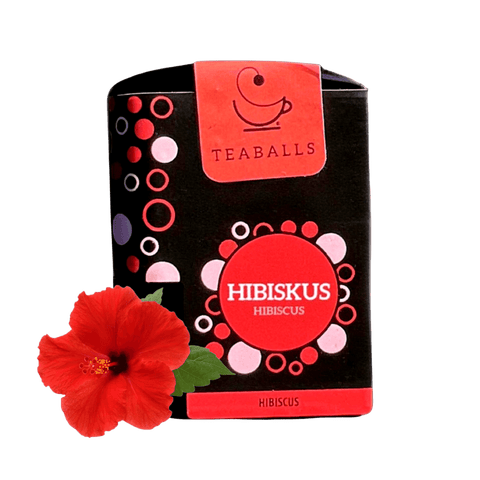 TEABALLS - Dosierspender Hibiskus | BLACK SELECTION | 120 TEABALLS für 30-60 Tassen - TEABALLS OFFICIAL | TEABALLS Schweiz | Tee ohne Beutel 