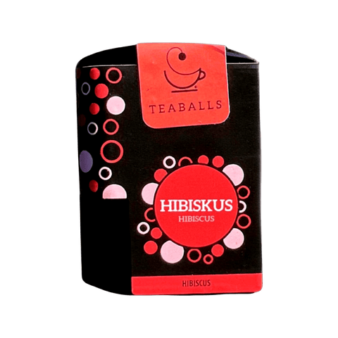 TEABALLS - Dosierspender Hibiskus | BLACK SELECTION | 120 TEABALLS für 30-60 Tassen - TEABALLS OFFICIAL | TEABALLS Schweiz | Tee ohne Beutel 