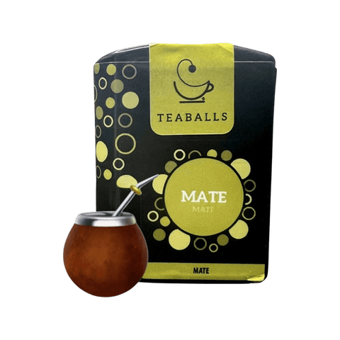 TEABALLS - Dosierspender Mate BIO | BLACK SELECTION | 120 TEABALLS für 30-60 Tassen - TEABALLS OFFICIAL | TEABALLS Schweiz | Tee ohne Beutel 
