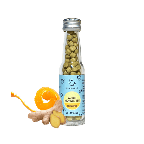 TEABALLS – Guten Morgen Tee Bio | Naturtrüb | 30-75 Tassen - TEABALLS OFFICIAL | TEABALLS Schweiz | Tee ohne Beutel 