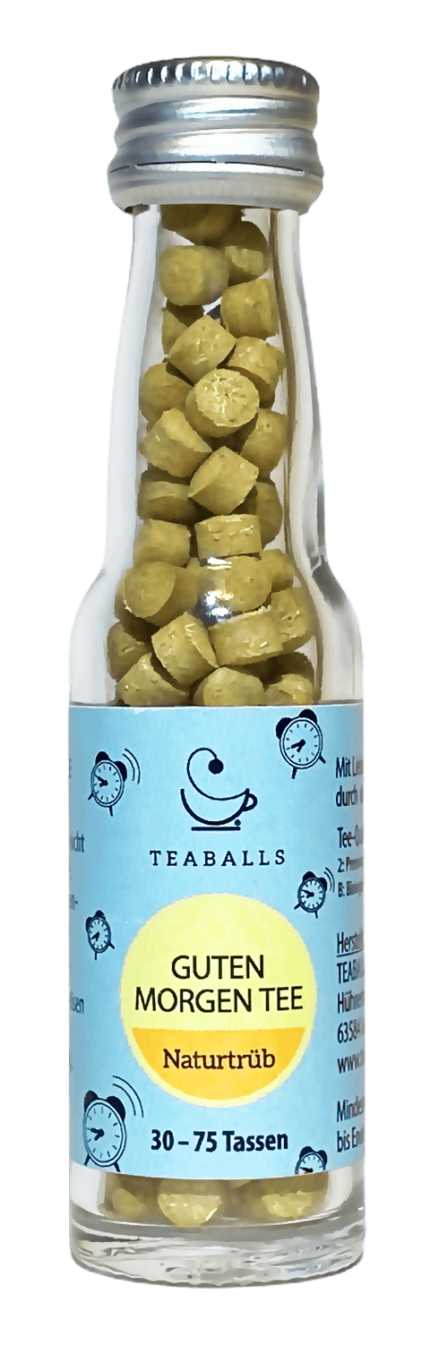 TEABALLS – Guten Morgen Tee Bio | Naturtrüb | 30-75 Tassen - TEABALLS OFFICIAL | TEABALLS Schweiz | Tee ohne Beutel 
