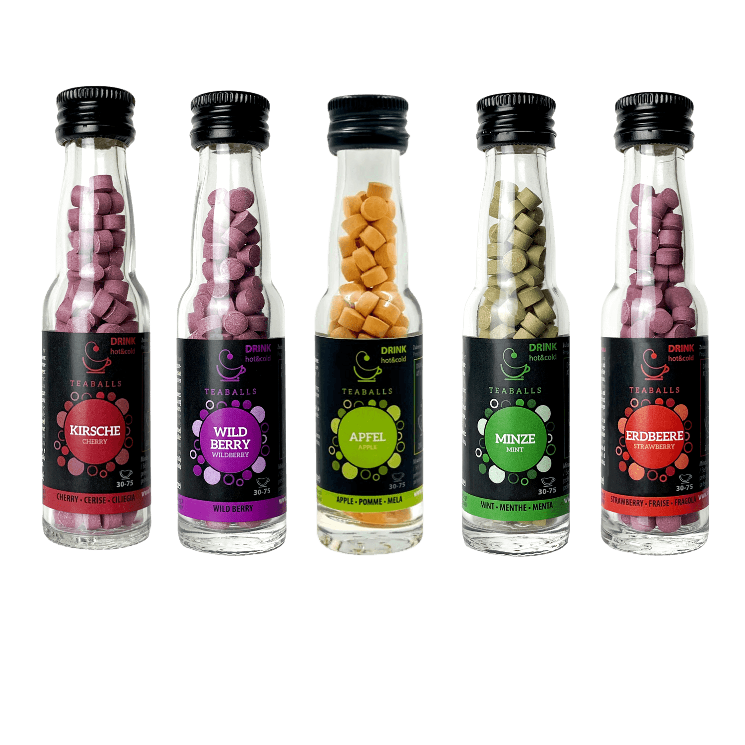 TEABALLS - Wasserpimper Bundle | Aromatisiertes Wasser