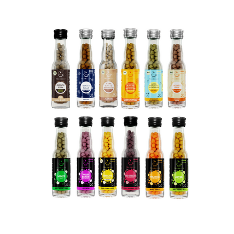 TEABALLS Bestseller Mixed Bundle featuring a variety of flavors, perfect for brewing 360-900 cups of delicious tea